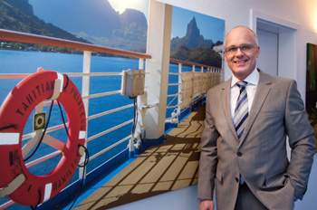 Rainer Nuyken vom Treffpunkt Schiff ist Mitbegründer der Kreuzfahrt-Initiative