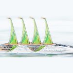 Der "Green Cruiser" soll Windkraft nutzen (Grafik: Green Sailing GmbH)
