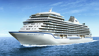 Die SEVEN SEAS EXPLORER bietet Raum für 750 Gäste (Grafik: Regent Seven Seas)