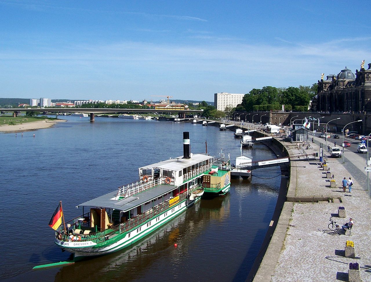 Weiße Flotte Dresden schickt Dampfer in die Werft