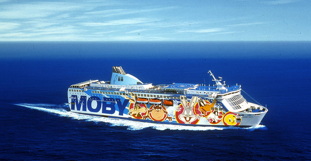Die MOBY AKI ist eine der Fähren von Moby Lines (Foto: Moby Lines)