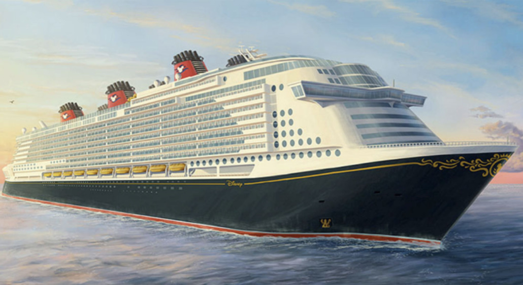 Disney hat den Rohbau der GLOBAL DREAM gekauft (Animation: Disney Cruise Line)